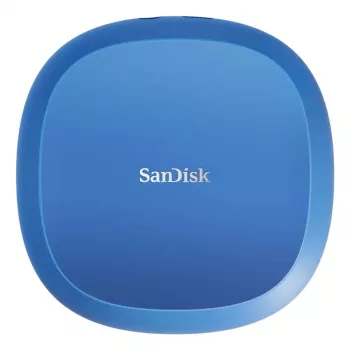 SanDisk Creator Desk Drive External Hard Drive, SSD, 8TB, Blue, SDSSDT40C-8T00-E25