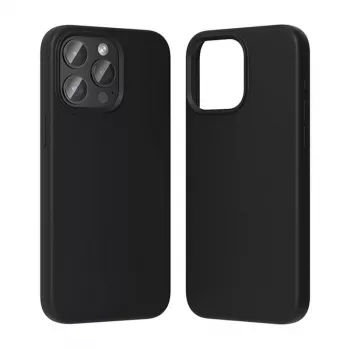 Protective silicone case Vention KUFB0-40 for iPhone 15 Pro Max — black soft-touch cover