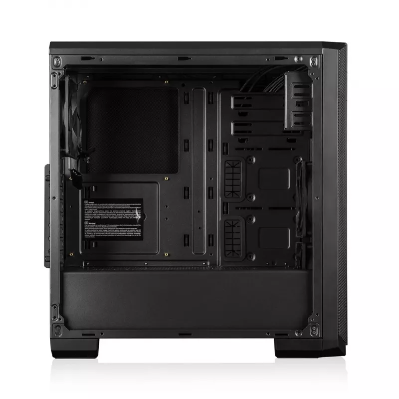 PC Case MODECOM Oberon Pro Midi Tower — black, supports ATX/microATX/ITX, 7 expansion slots, up to 395 mm GPU, 5 HDD/3 SSD bays