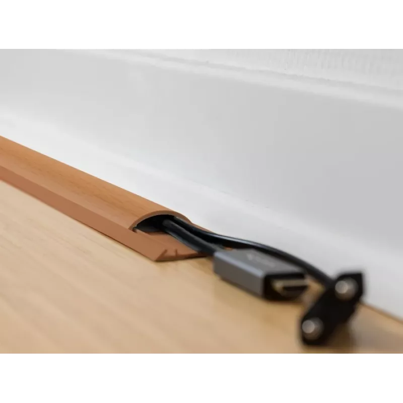 Cable duct DeLOCK 20731 self-adhesive 50 x 13 mm wood look