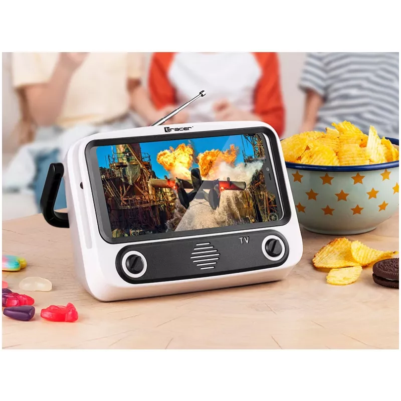 Mobile Stand TRACER T-MLX48046 with Bluetooth speaker, adjustable phone/tablet holder
