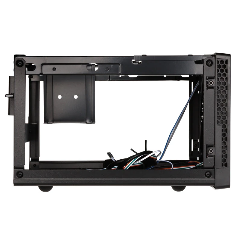SilverStone SUGO 13 - Desktop - Mini-DTX - without Power Supply (AT / PS/2) - Black - USB/Audio (SST-SG13B-Q)