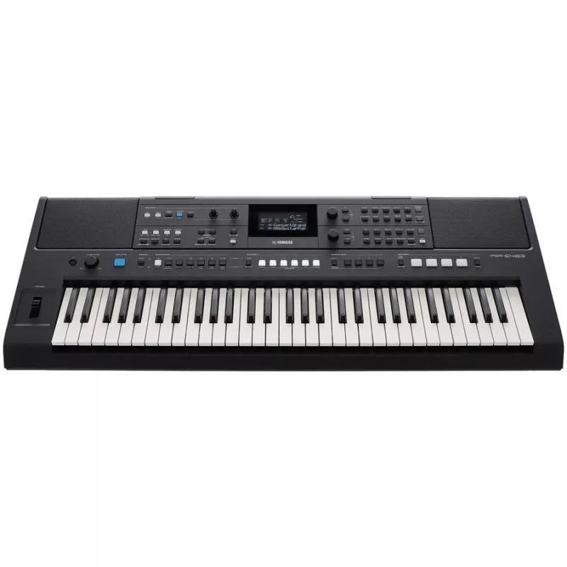 Keyboard YAMAHA PSR-E483 — 61-key portable arranger keyboard with touch response and USB-MIDI