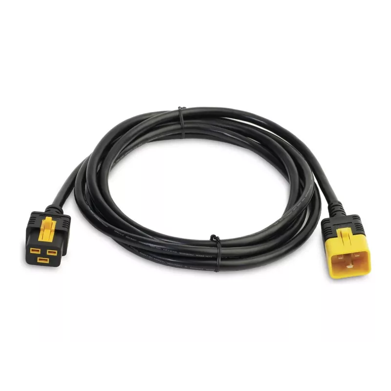 APC Power Cord, Locking C19 to C20, 3.0m, 3 m, C19 coupler, C20 coupler, 230 V, 16 A