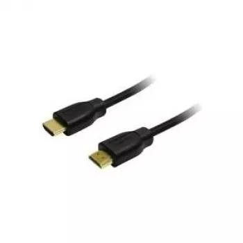 Logilink High Speed with Ethernet - Video-/Audio-/Network Cable - HDMI - HDMI, 19-pin (M) - HDMI, 19-pin (M) - 1 m - Black (CH0035)