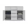 MALWA 2D6S WHITE CHEST OF DRAWERS