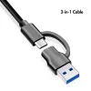 USB3.2 Gen1 hub, 7 port on/off switch black