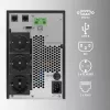 Qoltec 52281 uninterruptible power supply (UPS) Double-conversion (Online) 2 kVA 2000 W 3 AC outlet(s)