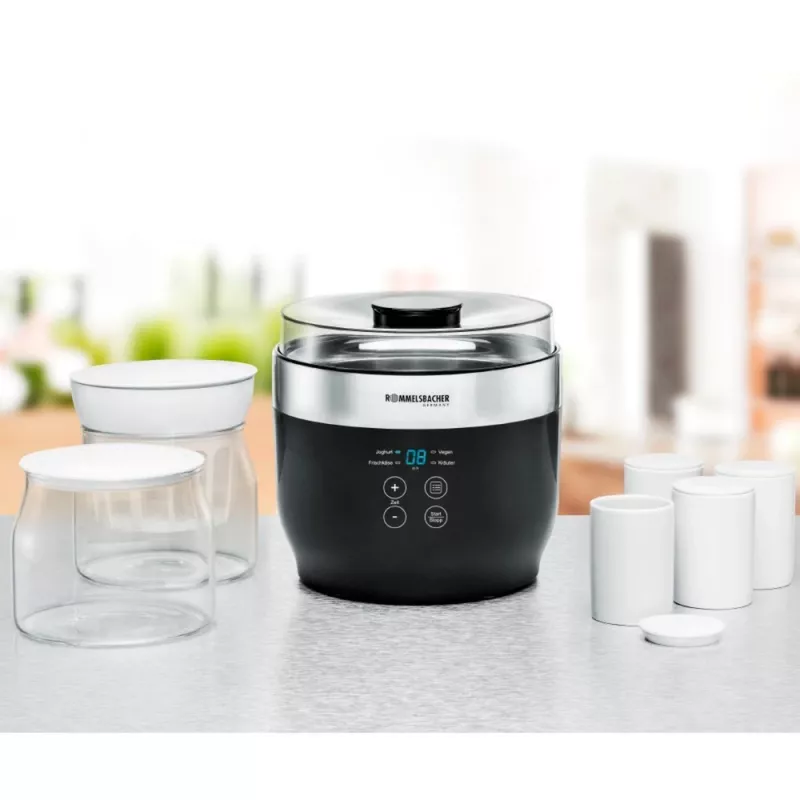 Rommelsbacher JG 80 Yoghurt Maker 1,2 l Cottage Cheese - Yoghurt 20 W (JG80)