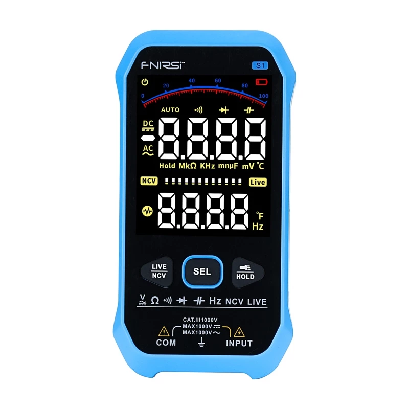 Digital multimeter Fnirsi FNIRSI S1 6000 counts auto range backlight