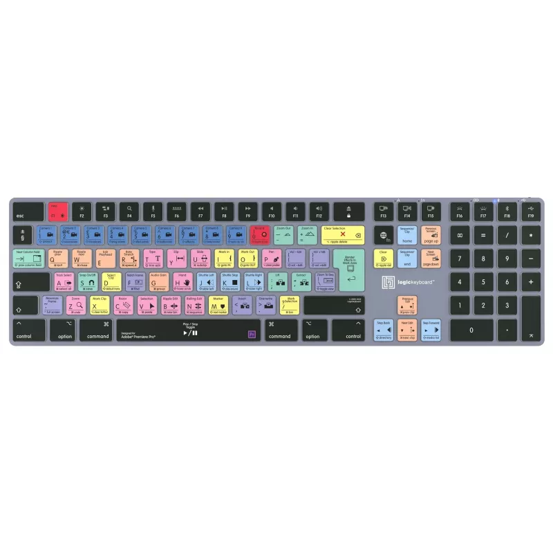 Logickeyboard LKB-PPROCC-TM-UK Keyboard Office Bluetooth QWERTY English Full-size