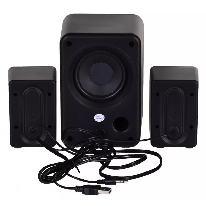 DEFENDER loudspeaker V11 11 W wired 2.1 desktop satellite speakers, USB 5 V, black