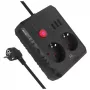 Power strip MACLEAN MCE388 B — 2 AC sockets, 3×USB A, 110–120V 50/60Hz, 2500W, 3 m cable, black