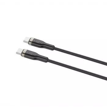 USB-C to USB-C cable FIXED FIXDB-CC2-BK — 2 m, 100W, fixed non‑detachable