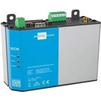 4G Router INSYS icom SCR-L300 — DIN-rail/Wall, SMA antenna, BGP/OSPF/RIP, 10/100 Mbps LAN