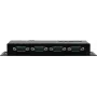 Serial Device Server Exsys EX-6114-2POE — Ethernet to 4×RS-232 with PoE and 12V/3A Power Supply