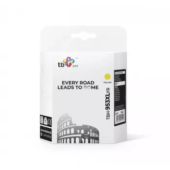 Ink for HP OJ 8710 AiO TBH-953XLYR yellow refabrication