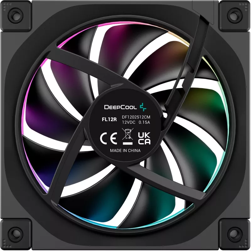 DeepCool FL12R 120mm ARGB Reverse Blade Case Fan 3-Pack
