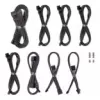CableMod C-Series Pro ModMesh cable kit for Corsair RMi/RMx/R power supplies — Carbon color