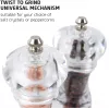 Salt & pepper grinder set Salter 7606 CLXR Transparent