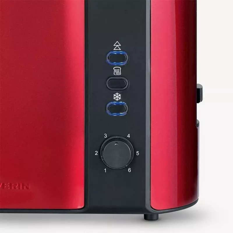 Toaster Severin AT 2217 2 slice 800 W Black Red