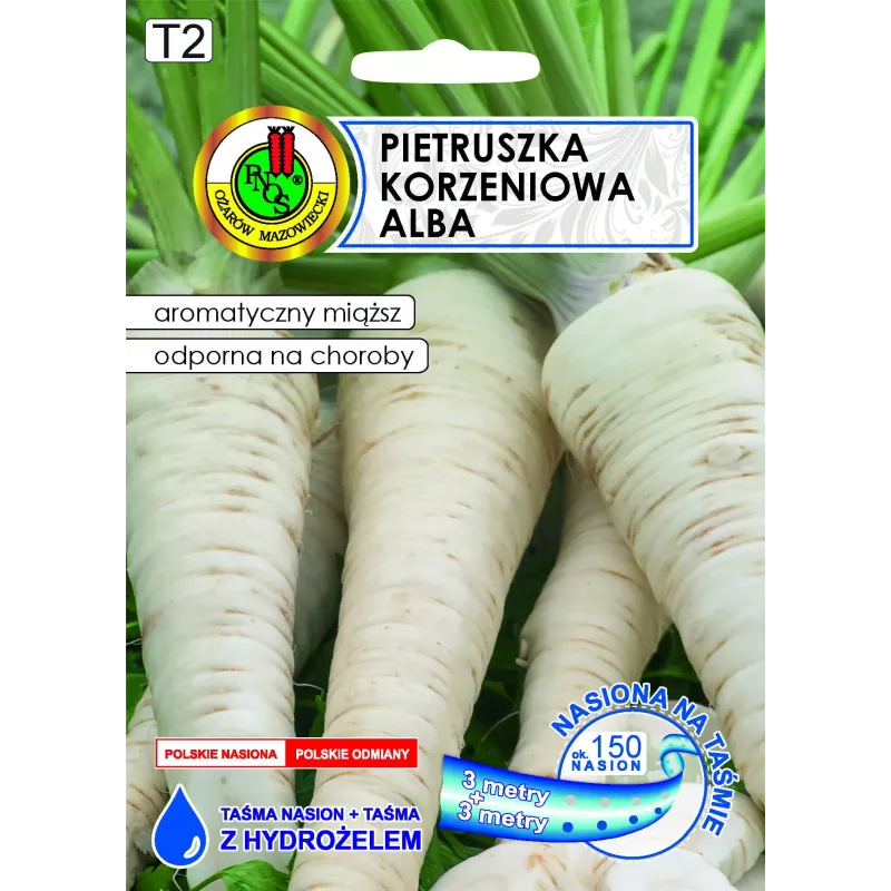Seed tape Apte Pietruszka Alba 6 m — medium‑late parsley variety for processing
