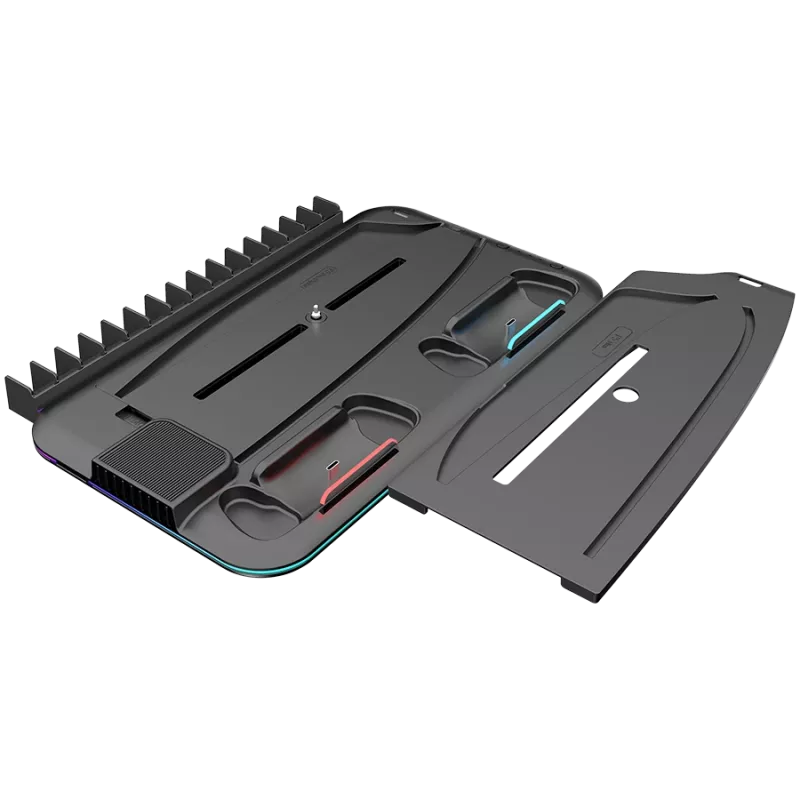 Cooling stand CANYON CS-51 RGB for PS5 Slim Black with dual controller charging