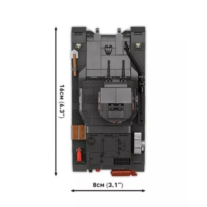 Building Set Cobi Panzer I Ausf. B – 654 pieces, detailed model tank kit