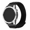 Replacement 26 mm QuickFit nylon watch strap FIXED for Garmin, black