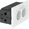 Socket Unit SDE-RW D0RT2B Module 45 2-way 84x140x59mm (6119429)