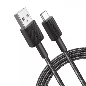 Anker Innovations 322 USB-A to USB-C Cable Nylon 1.8M Black - Cable - Digital/Data
