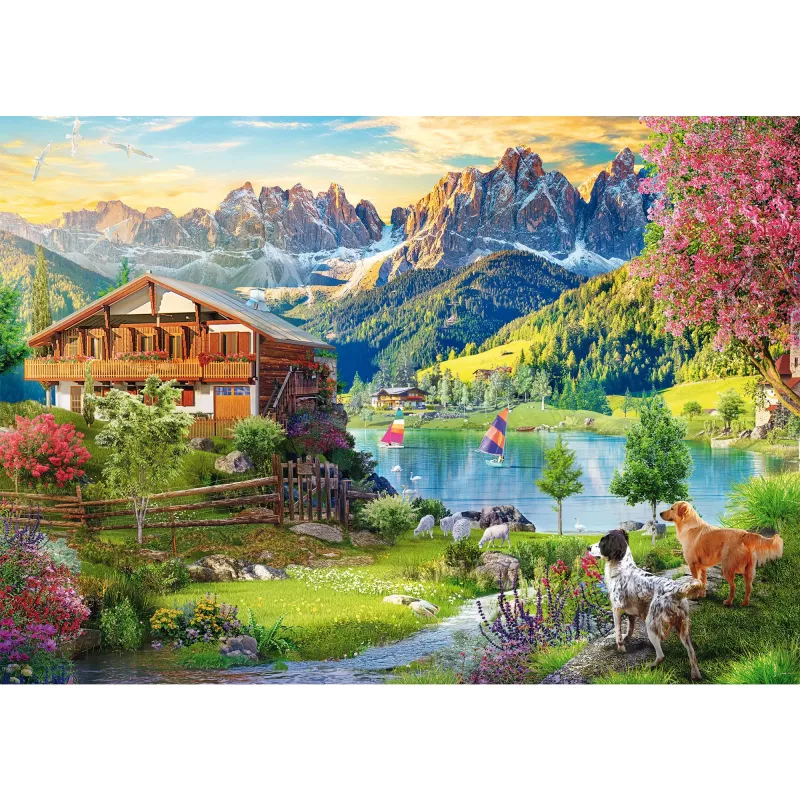 Jigsaw puzzle Schmidt Spiele 58886 — 1000 pieces, Landscape, age 12+