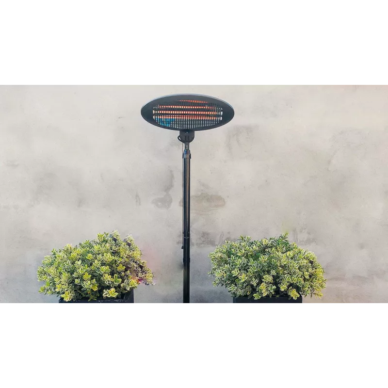Sunred SMQ2000A electric space heater Indoor & outdoor Black 2000 W Quartz electric space heater