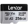 Memory card microSD 256GB C10 A2 U3 V30 205/150MB/s Silver Plus