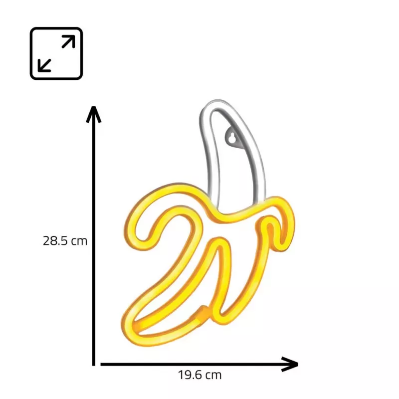 Decorative Neon Light MANTA SNL01WHT — bright colorful design, wall-mounted accent lighting