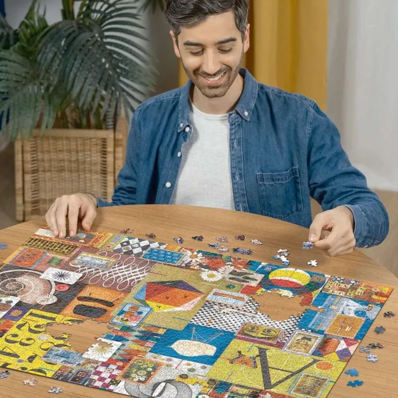 Puzzle Eames Collectors Edition - House of Cards (1500 Pieces)