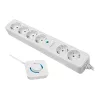 Power Extension LogiLink LPS271 1.5m 6 AC Outlets Indoor White