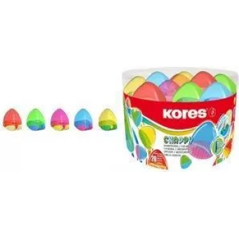 Kores SP35813 manual sharpener pencil sharpener mixed colours (SP35813)