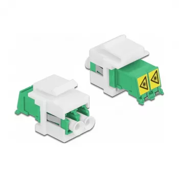 Keystone Module LC Duplex female to LC Duplex female DeLOCK 86833