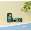 Protective phone case iKins for Samsung Galaxy Note 20 Ultra — black starry night design