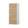 ALMA CHEST OF DRAWERS WHITE/ARTISAN OAK