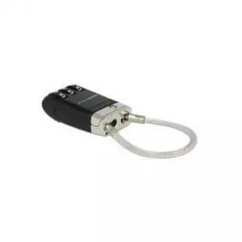 USB Lock cable lock Black Navilock 20647