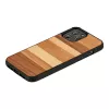 Phone case man and wood for iPhone 12 Pro Max, black sand