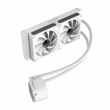 Gamemax | CPU Liquid cooler | ICEBURG 240 DIGITAL | White