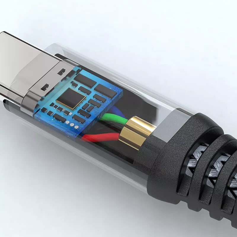 4smarts PremiumCord - USB Cable - USB-C (M) to USB-C (M) - USB 2.0 - 20 V - 5 A - 1.5 m - USB-Power Supply (100 W) - Black