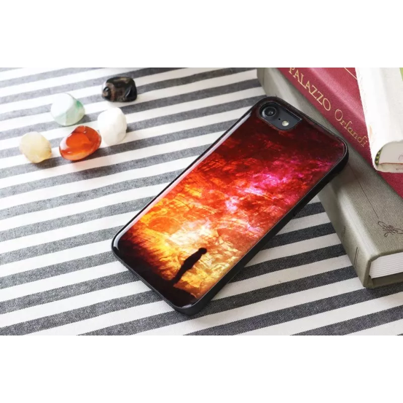 Protective phone case iKins for Apple iPhone 8/7 — starry night black