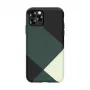 Protective phone case Devia for iPhone 11 Pro Max — green simple style