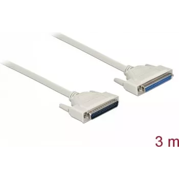 Serial cable DELOCK 86884 D-Sub 37 pin, beige, 3 m