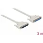 Serial cable DELOCK 86884 D-Sub 37 pin, beige, 3 m