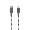Lightning cable native union NCABLE-KV-CL-ZEB 3 m Lightning to USB-A Black White 140 g